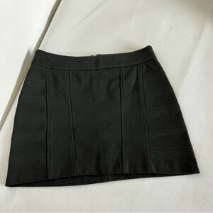 BCBGeneration Mini Skirt Size 6 A-Line Back Zip Closure Stretchy